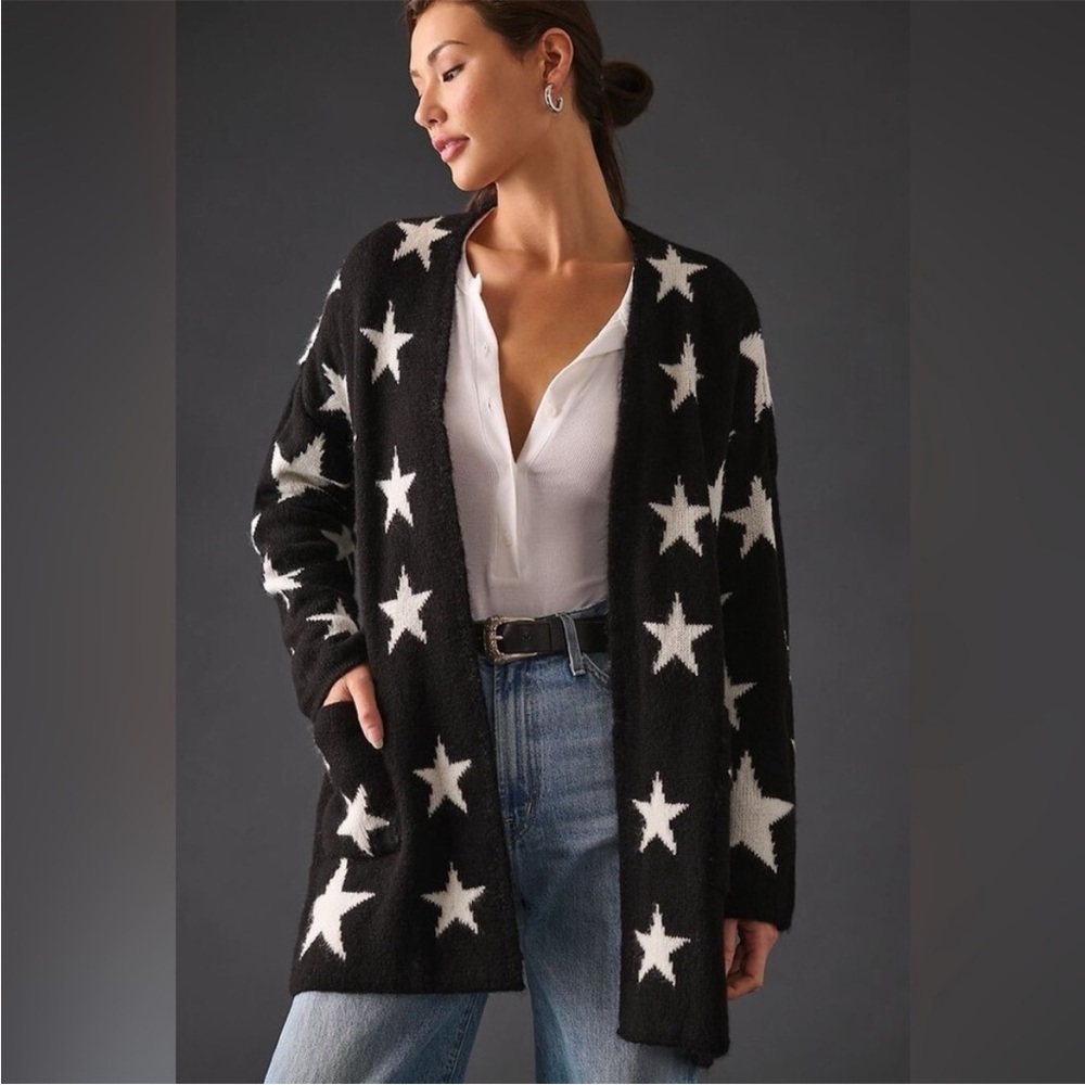 NWT Anthropologie Maeve Star Cardigan